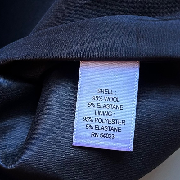 Banana‎ Republic Black Pencil Skirt With Side Pockets Size 00 - Picture 5 of 5